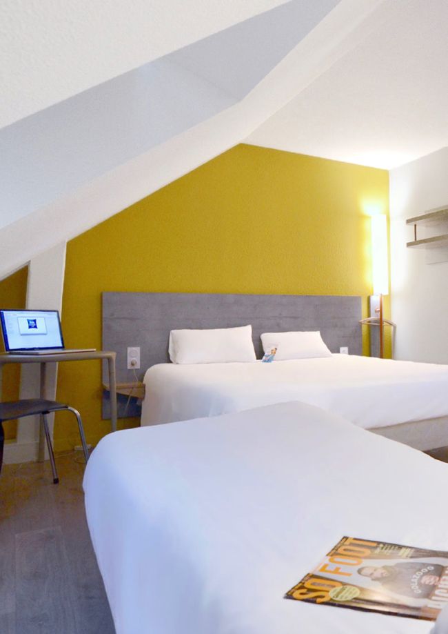 Chambre de l'hôtel Ibis Budget Vannes