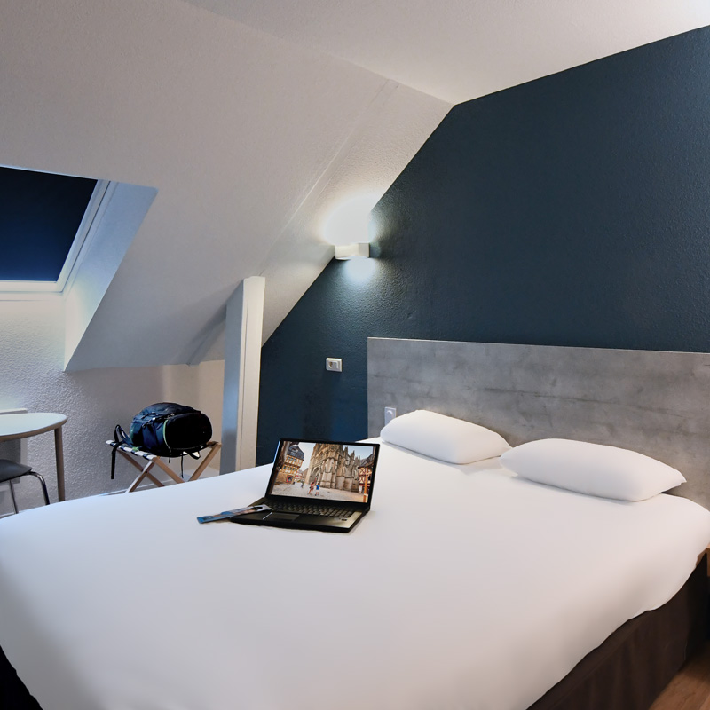 Chambres de l'h&ocirc;tel Ibis BUdget Vannes PLoeren