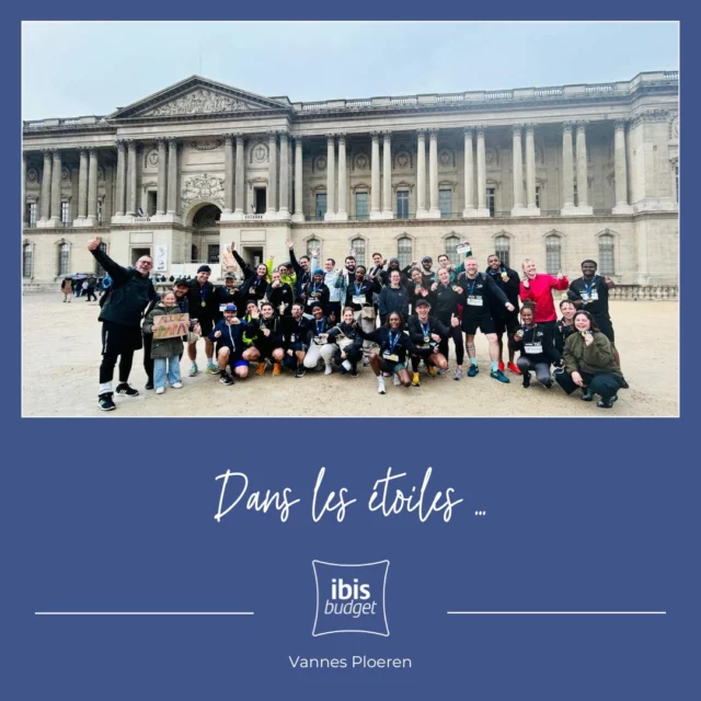 🏃‍♂️✨ **Retour sur les 10km des Étoiles !** 🌟 

Hier, notre hôtel a eu le plaisir de participer aux **10km des Étoiles**, une course dédiée aux hôteliers qui a rassemblé des collaborateurs motivés et passionnés pour un moment d’échange sportif et convivial ! 🎉 

👏 **Bravo à toutes et à tous** pour votre énergie, votre esprit d’équipe et votre enthousiasme. Ce fut une belle opportunité pour chacun de se dépasser tout en renforçant la **cohésion de nos équipes**. 💪 

Nous sommes fiers d’avoir partagé cette aventure avec d’autres professionnels du secteur, dans une ambiance sportive et bienveillante. 

Un grand merci à tous les participants et organisateurs pour cet événement mémorable. À l’année prochaine pour de nouveaux défis ensemble ! 🌟 

#10kmDesÉtoiles #EspritDÉquipe #SportEtConvivialité #Bravo ##cohesion 
www.hotel-budget-vannes.com
#hotelibisbudgetvannes #hotel #vannes #ibisbudget